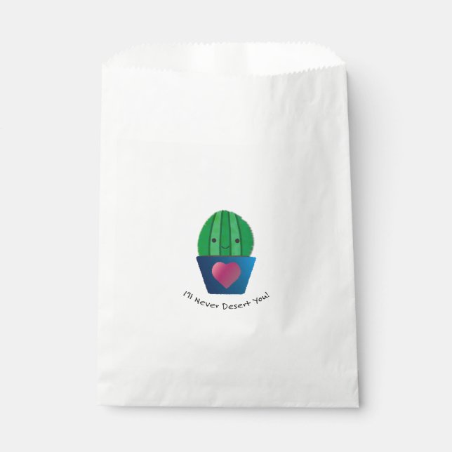Sacolinha Eu nunca vou te deserto Cactus (Frente)