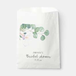 Sacolinha Eucalyptus e flores de calla - chá de panela