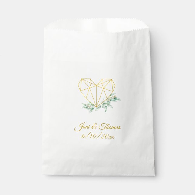 Sacolinha Eucalyptus Wedding Favor Bag (Frente)