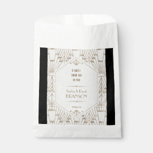 Sacolinha Excelente Real Branco Dourado Casamento Gatsby