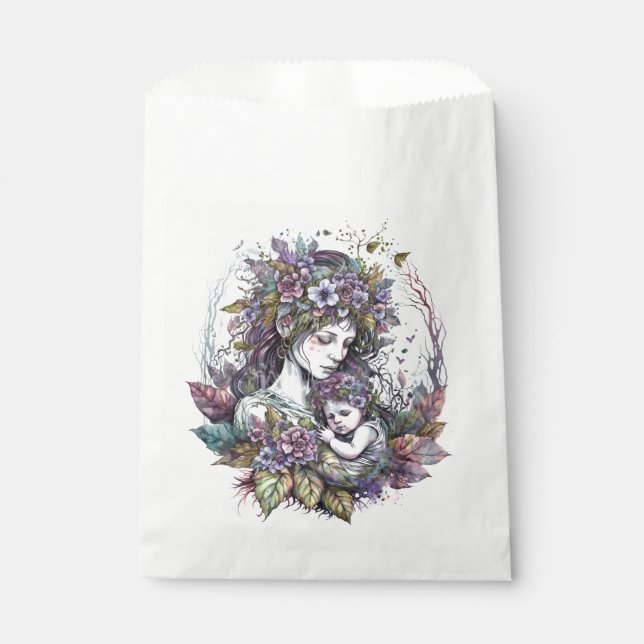 Sacolinha Fada-mãe e criança (Frente)