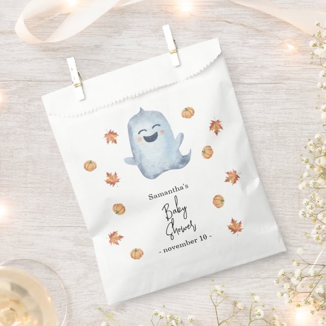 Sacolinha Fantasma fofo - chá de bebê (Cortado)