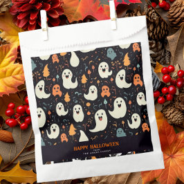 Sacolinha Fantasmas Coloridos Personalizados Felizes Hallowe