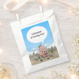 Sacolinha Fantasy dinossauro aniversário