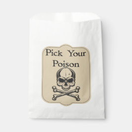 Sacolinha Farmácia de Halloween Escolha Seu Veneno