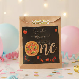 Sacolinha Fatia de diversão, primeiro aniversário de pizza