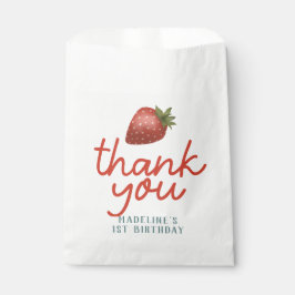 Sacolinha Favor do primeiro aniversario das Garotas Cute Ber