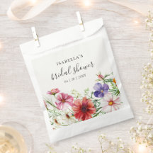 Favor Moderno de Chuveiro de Noiva Floral