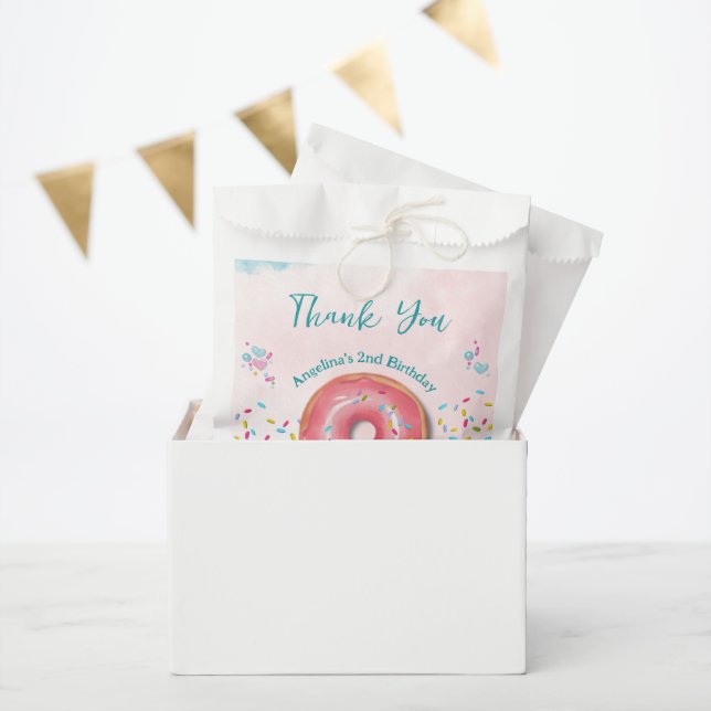 Sacolinha Favorecer Bolsas para segundo aniversário. (Festa)