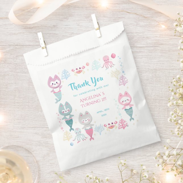 Sacolinha Favorecer Bolsas para um aniversário temático náut (Cortado)