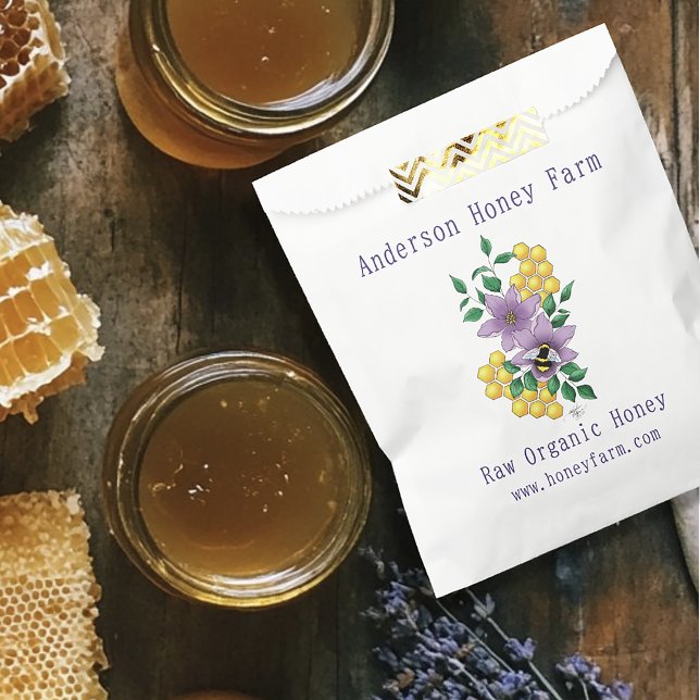 Sacolinha Fazenda de Abelhas Melíferas Lavanda Amarela (Criador carregado)