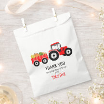 Fazenda de caminhões vermelhos Produz Festa de ani