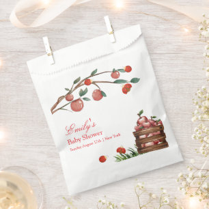Sacolinha Fazenda Russo Chá de fraldas Ladybug Apple Girl