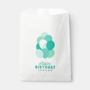 Sacolinha Feliz aniversário para os balões de Teatro