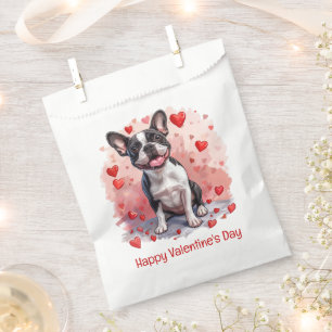 Sacolinha Feliz Dia dos Namorados Boston Terrier Dog