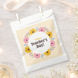 Sacolinha Feliz Dia dos Professores Flores Silvestres