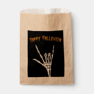 Sacolinha Feliz Halloween ILY Skeleton Candy Bolsas