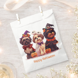 Sacolinha Feliz Halloween Shih Tzu Dogs