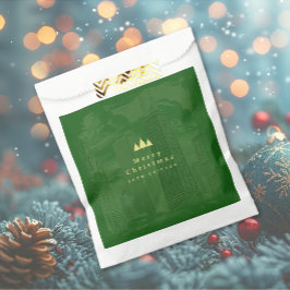 Sacolinha Feliz Natal - Personalizado Verde