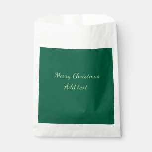 Sacolinha Feliz Natal verde plano solo holida
