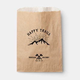 Sacolinha Feliz Trilhos Casamento Favor da DiY Trail Mix