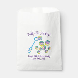 Sacolinha Festa até você Pop Bubble Wand Birthday