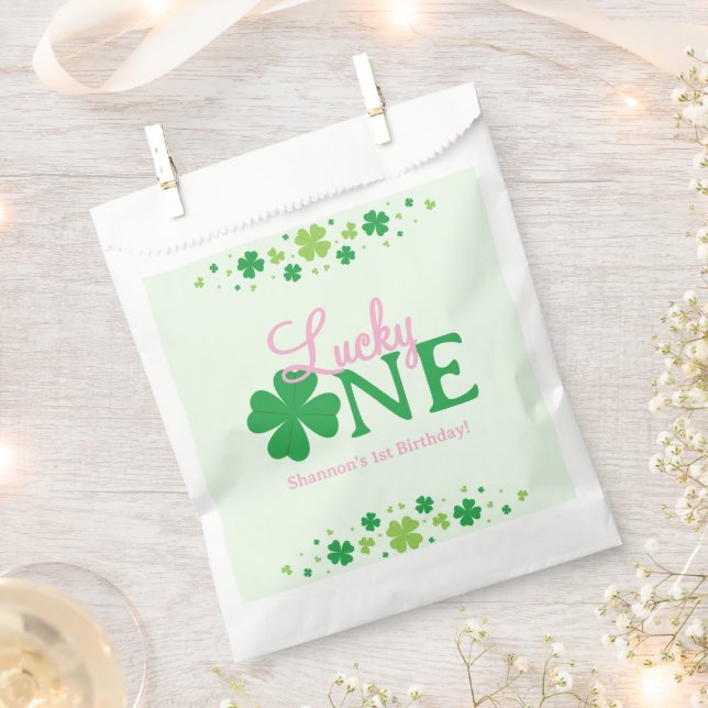 Sacolinha Festa de 1º Aniversário do Lucky One (Cortado)