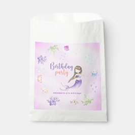 Sacolinha Festa de aniversário da Mermaid Girl