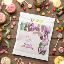 Festa de aniversário de beleza spa