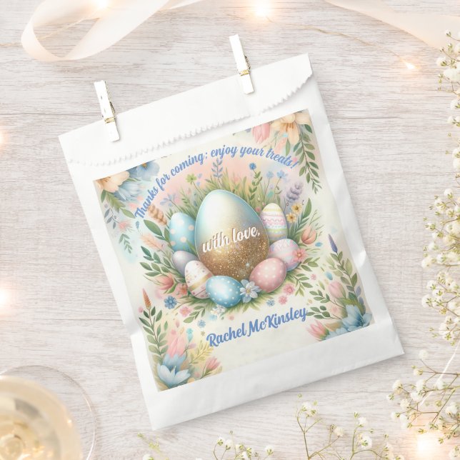 Sacolinha Festa de aniversário de caça de ovelha de páscoa i (Cortado)