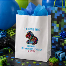Festa de Aniversário de Jogos de Vídeo Dinossauro