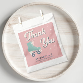 Sacolinha Festa de aniversario de meninas de patinação do ci