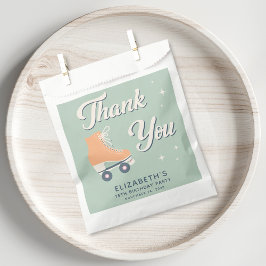 Sacolinha Festa de aniversário de patinação do cilindro