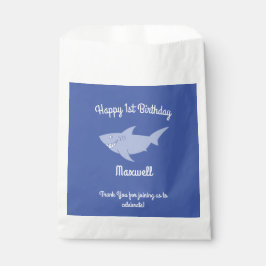 Sacolinha Festa de aniversário de tubarão
