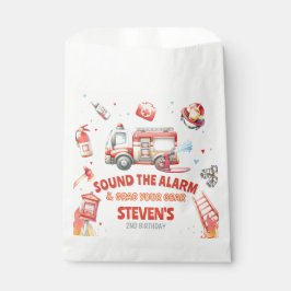 Sacolinha Festa de Aniversário do Caminhão de Bombeiros