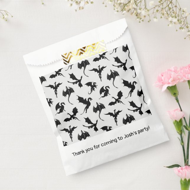 Sacolinha Festa de aniversário do dragão (Selado)