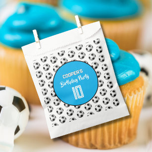 Sacolinha Festa de Aniversário do Menino Azul de Futebol