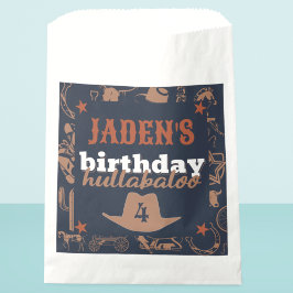 Sacolinha Festa de "Aniversário Hullabaloo" Ocidental do Cow