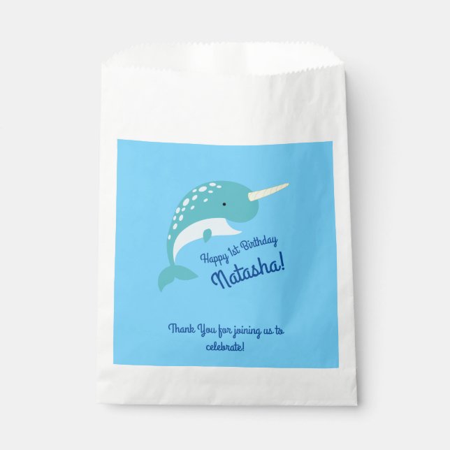 Sacolinha Festa de aniversário Narral (Frente)