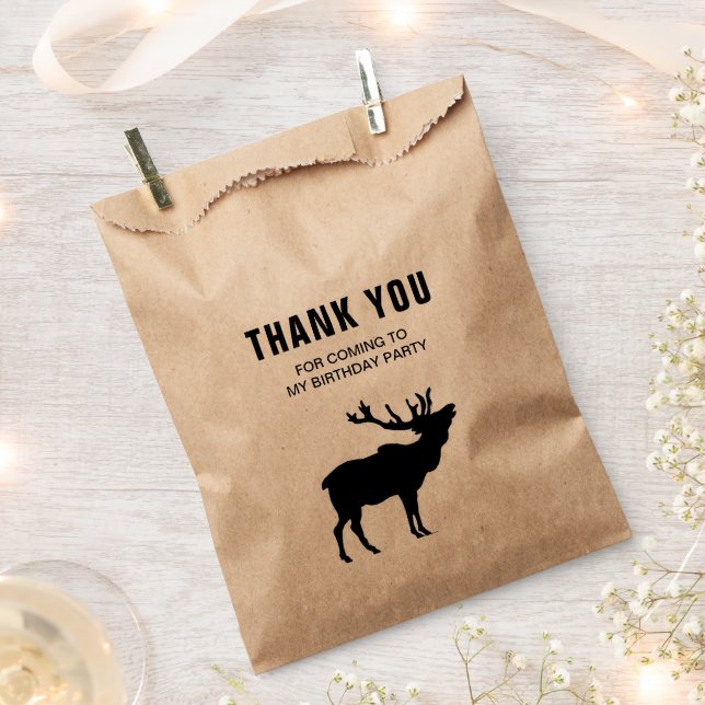 Sacolinha Festa de Aniversário Obrigado Bosque do Cervo Mach (Cortado)