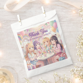 Sacolinha Festa de Aniversário Personalizada de Sorvete de M