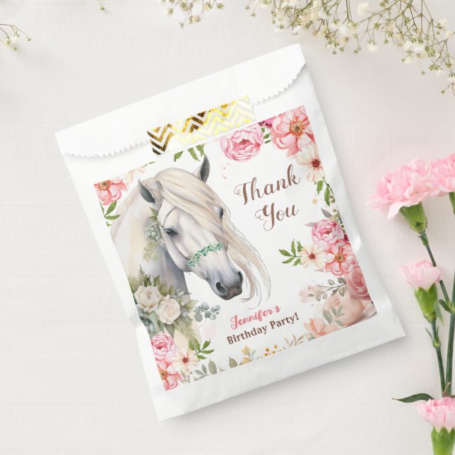 Sacolinha Festa de aniversário Rosa Rosa Menina (Selado)