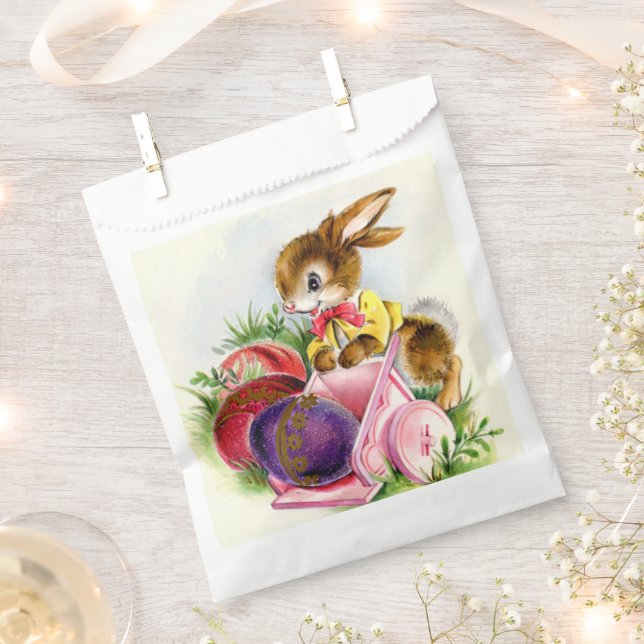 Sacolinha festa de caça ao coelho da Páscoa (Cortado)