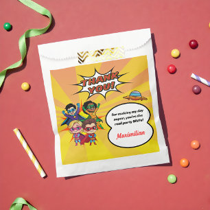Sacolinha Festa de Cartoon Super Herói em BD