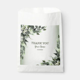 Sacolinha Festa de casamento Gift Greenery Folhas Florais