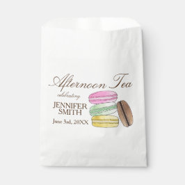 Sacolinha Festa de Chá - Chá de casamento Francês Macarons -