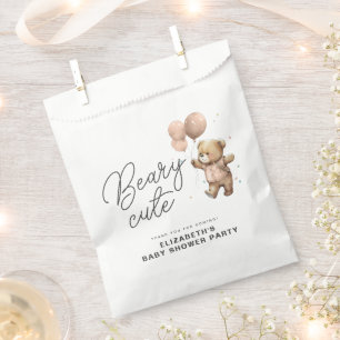 Sacolinha Festa de Chá de fraldas Bonitinho de Beary, Obriga
