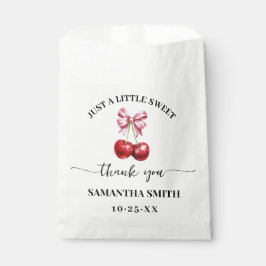 Sacolinha Festa de Chá de fraldas de Cherry Pink