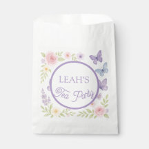 Festa de chá de jardim entonado Favor Bolsas