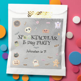 Sacolinha Festa de crianças de aniversário Spooktacular